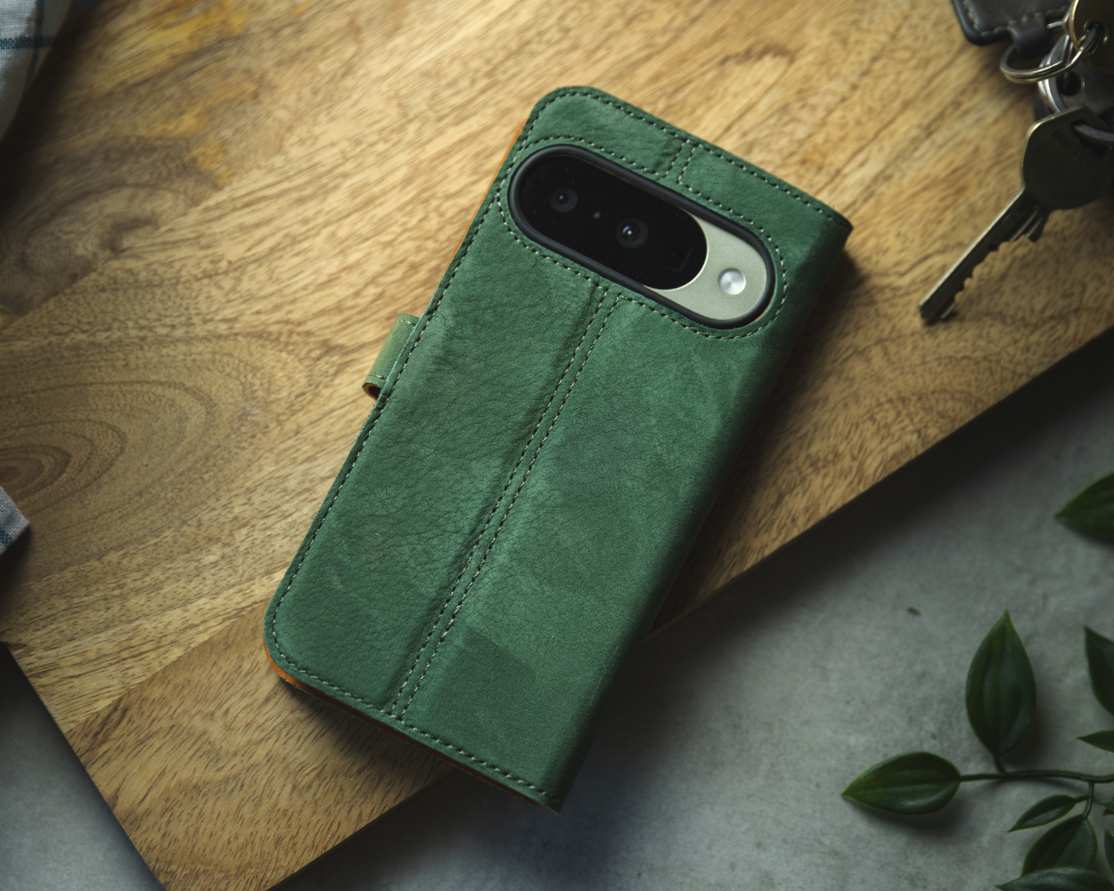 Google Pixel 11 Pro - Vintage Leather Wallet Phone Case