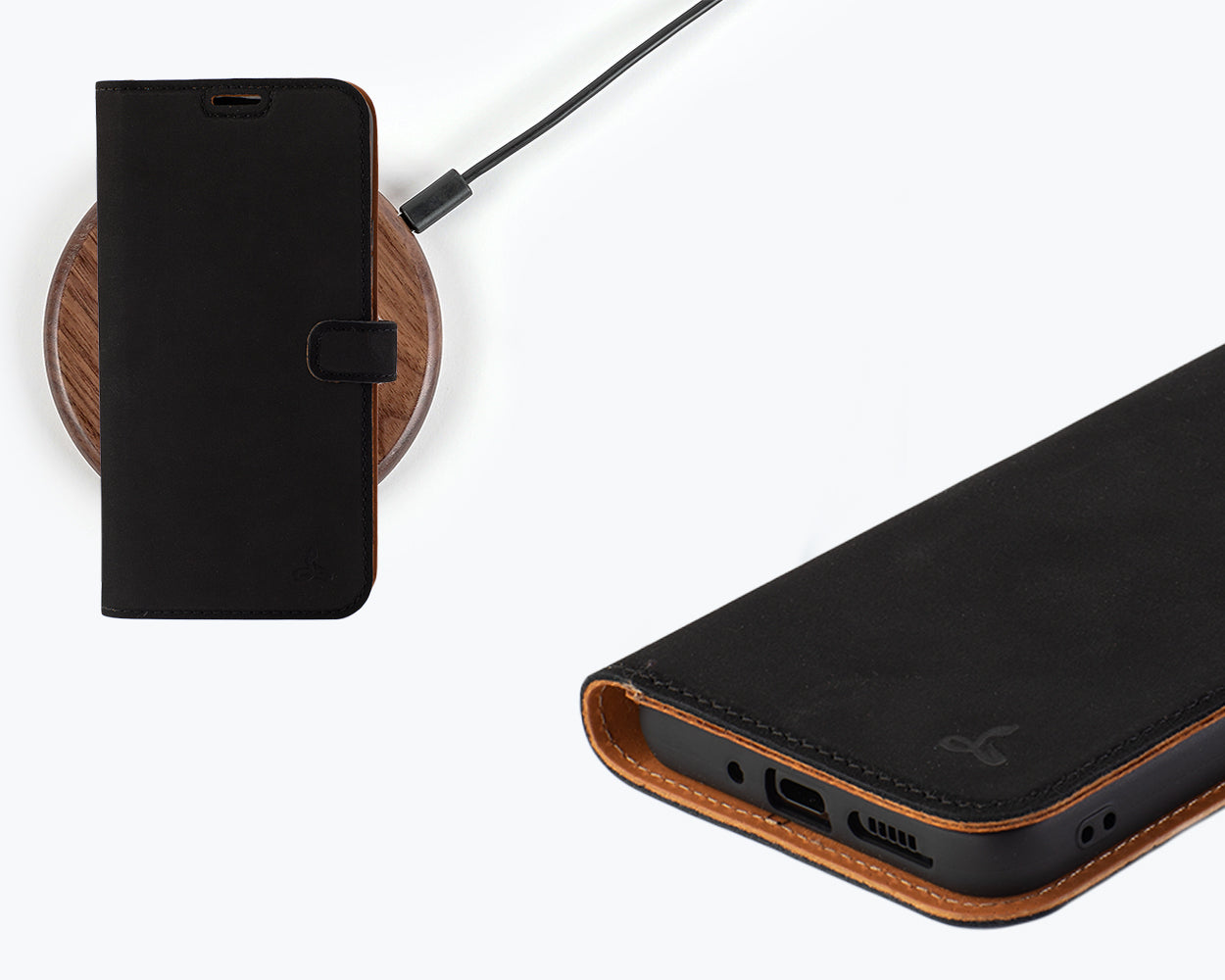 Samsung Galaxy A35 - Vintage Leather Wallet Phone Case