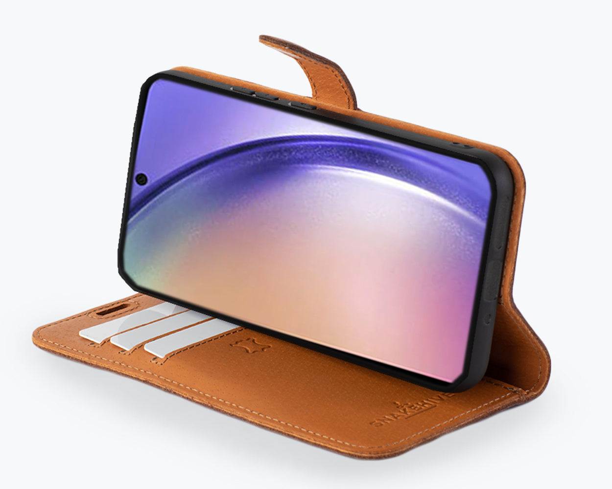 Samsung Galaxy A35 - Vintage Leather Wallet Phone Case