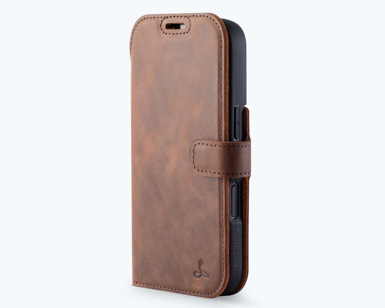Apple iPhone 17 Pro - Vintage Leather Wallet Phone Case