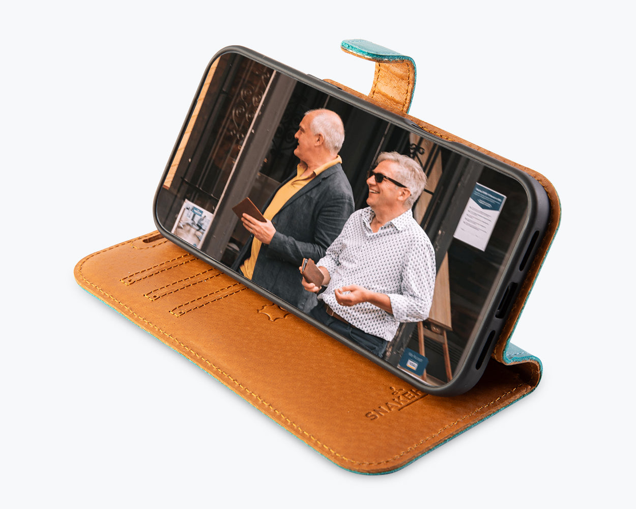 Apple iPhone 17 Pro Max - Vintage Leather Wallet Phone Case