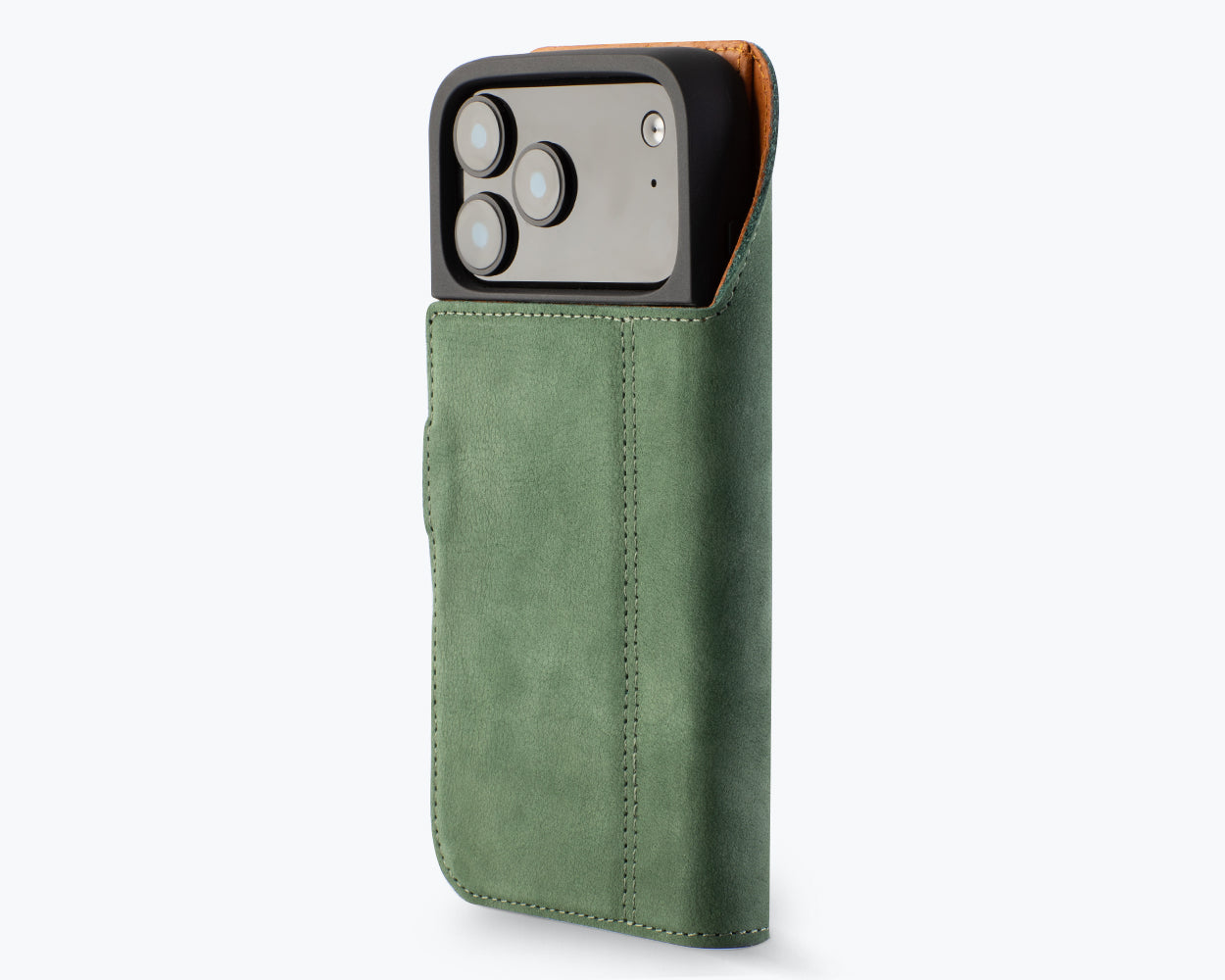 Apple iPhone 17 Pro Max - Vintage Leather Wallet Phone Case