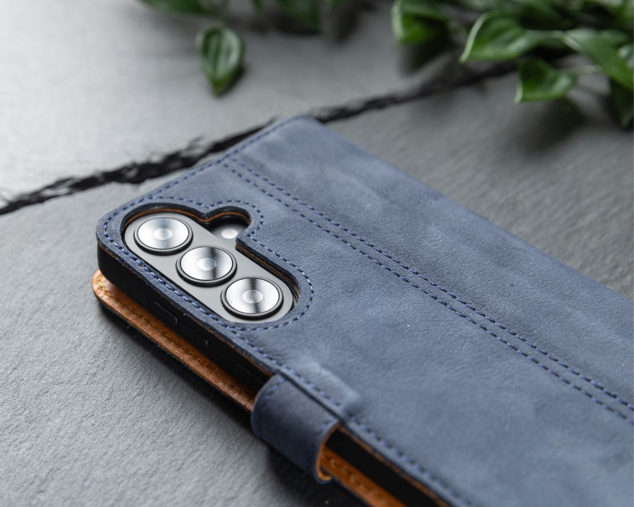 Samsung Galaxy S26 Plus - Vintage Leather Wallet Phone Case