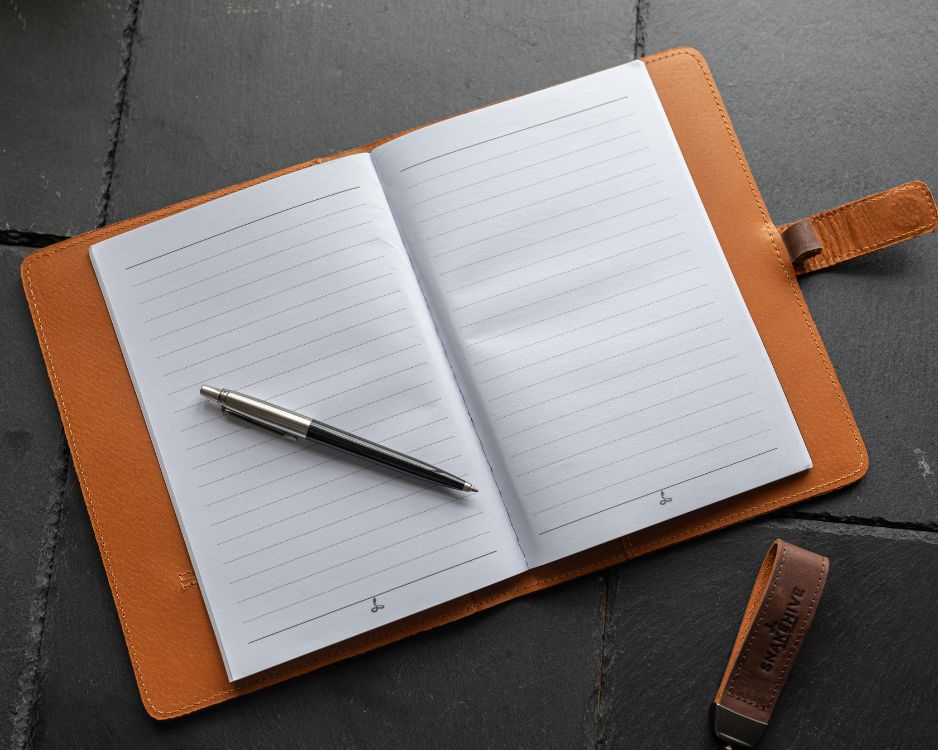 Vintage A5 Leather Notebook Cover