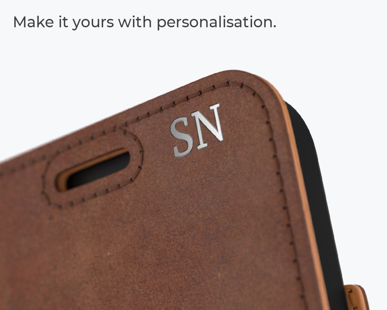 Apple iPhone 15 - Vintage Leather Wallet Phone Case