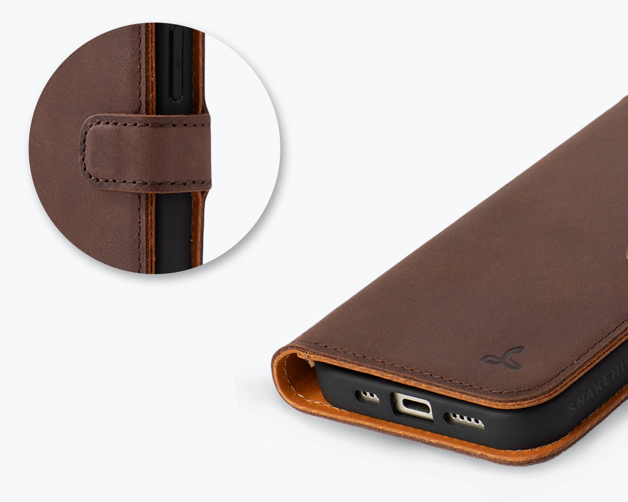 Apple iPhone 16 - Vintage Leather Wallet Phone Case