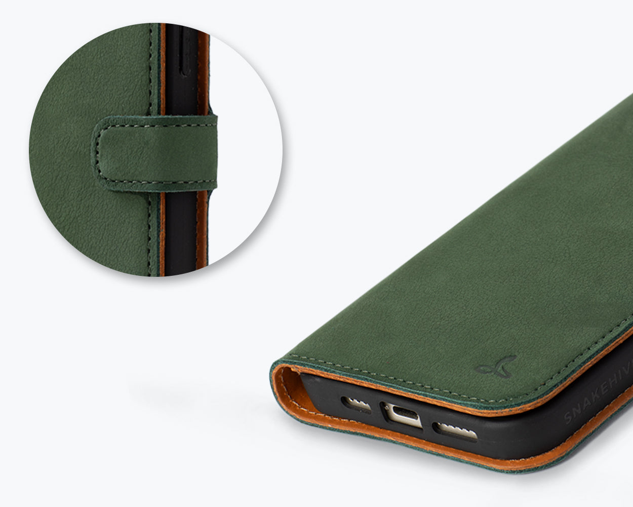 Apple iPhone 15 Plus - Vintage Leather Wallet Phone Case