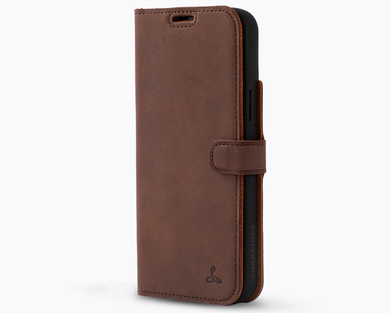 Apple iPhone 15 Plus - Vintage Leather Wallet Phone Case