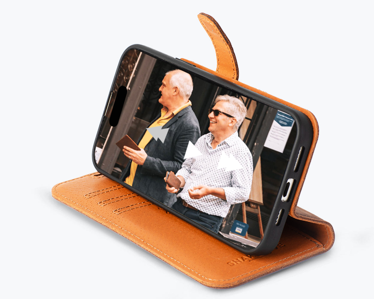 Apple iPhone 15 Plus - Vintage Leather Wallet Phone Case