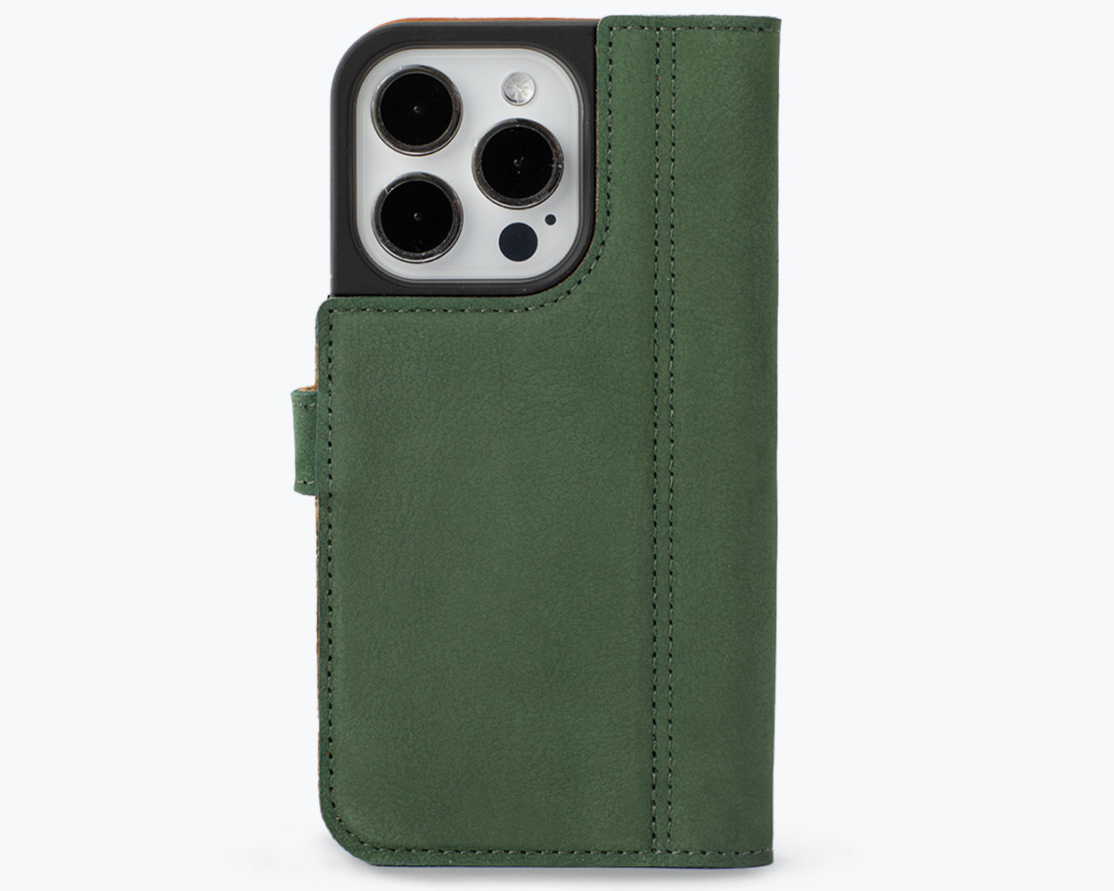 Apple iPhone 15 Pro - Vintage Leather Wallet Phone Case