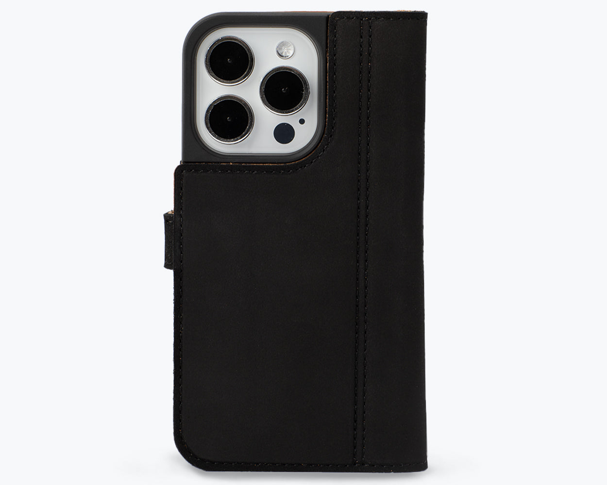 Apple iPhone 15 Pro - Vintage Leather Wallet Phone Case