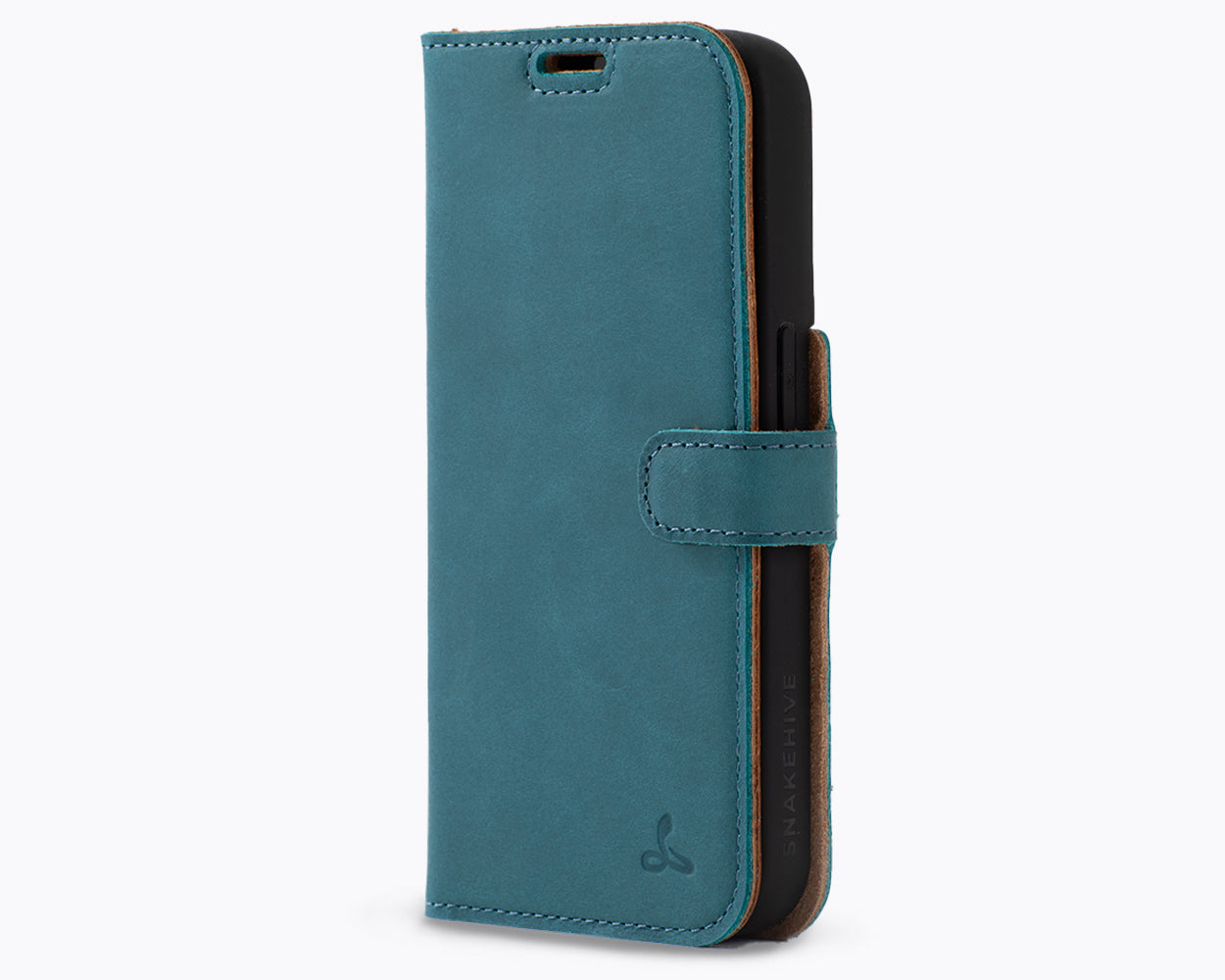 Apple iPhone 15 Pro - Vintage Leather Wallet Phone Case