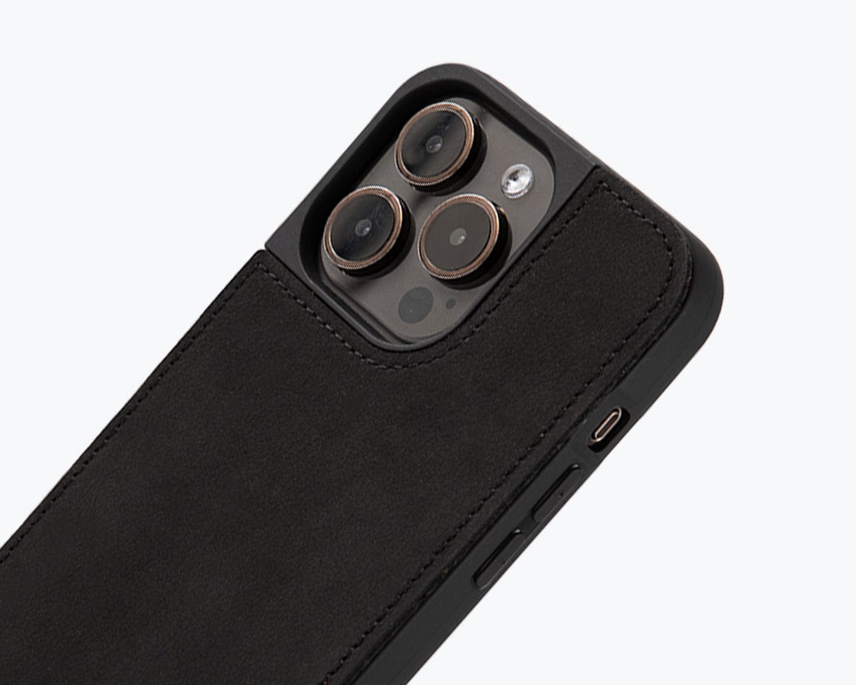 Apple iPhone 15 Pro Max - Vintage Leather Back Case