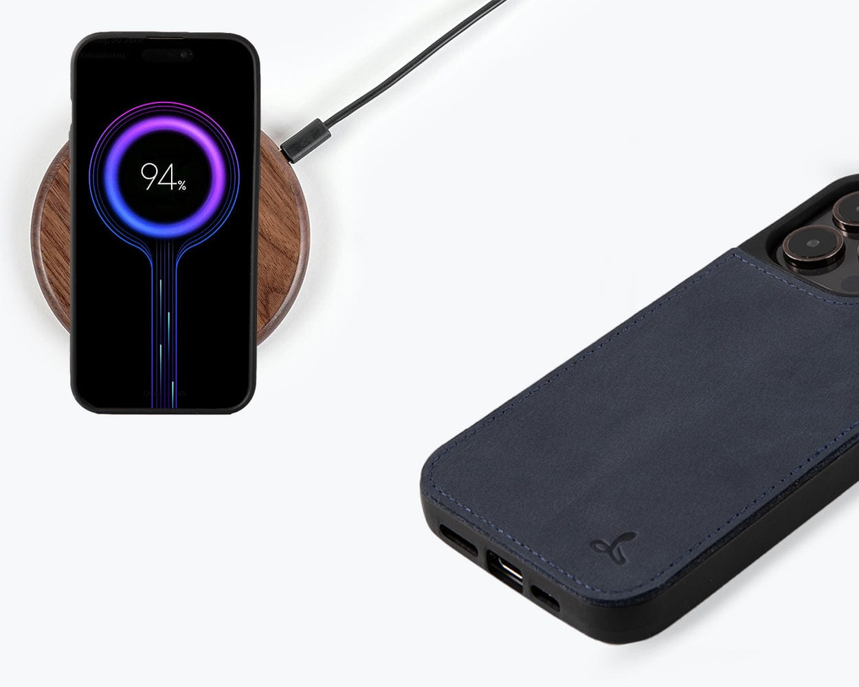 Apple iPhone 15 Pro Max - Vintage Leather Back Case