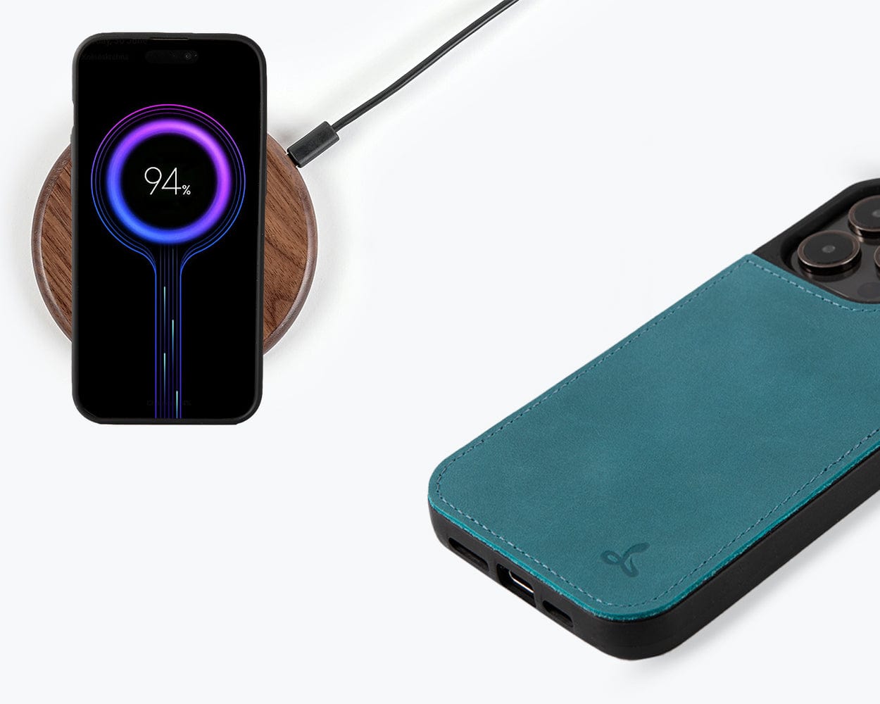 Apple iPhone 15 Pro Max - Vintage Leather Back Case