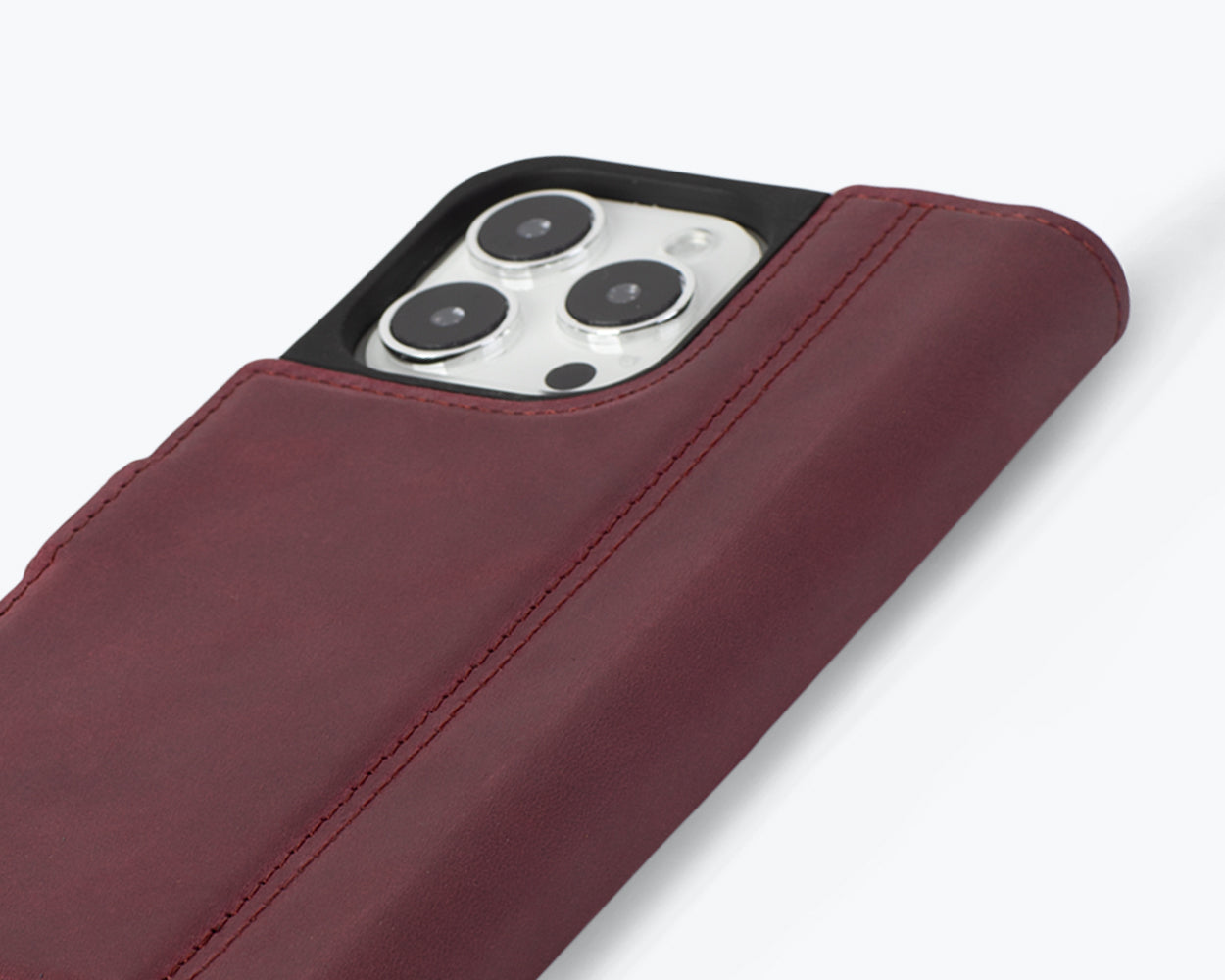 Apple iPhone 15 Pro Max - Vintage Leather Wallet Phone Case