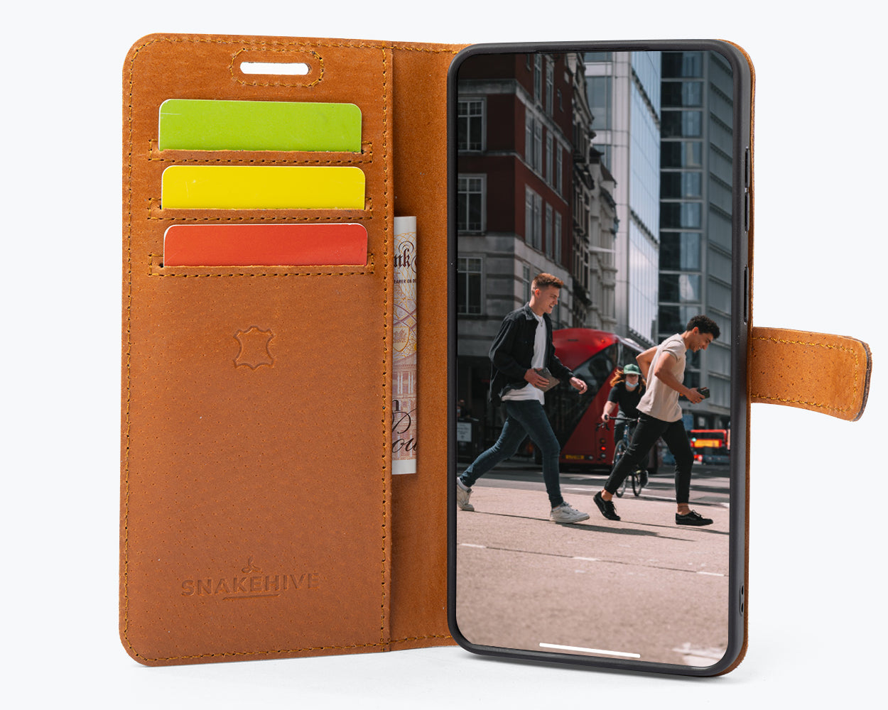 Samsung Galaxy S26 Plus - Vintage Leather Wallet Phone Case