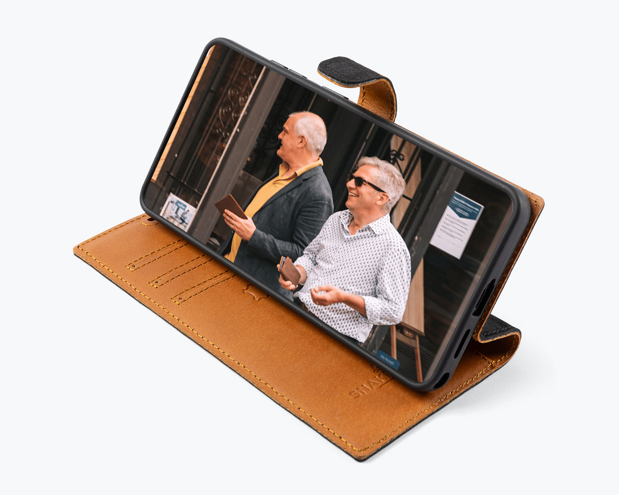 Samsung Galaxy S26 Ultra - Vintage Leather Wallet Phone Case