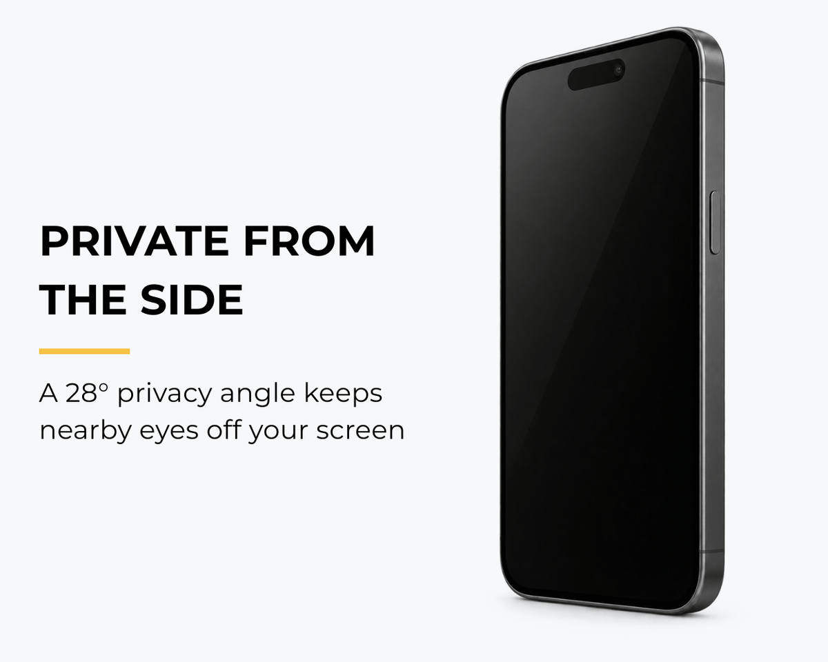 Snakehive Privacy Glass Apple iPhone 16 Pro Max - Privacy Glass Screen Protector (x2) Privacy Glass Screen Protector (x2) for iPhone 16 Pro Max