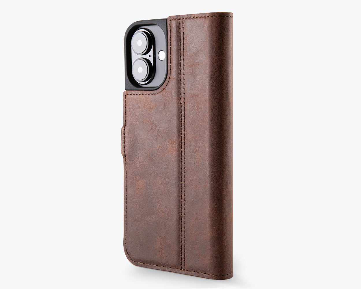 Apple iPhone 16 Plus - Vintage Leather Wallet Phone Case