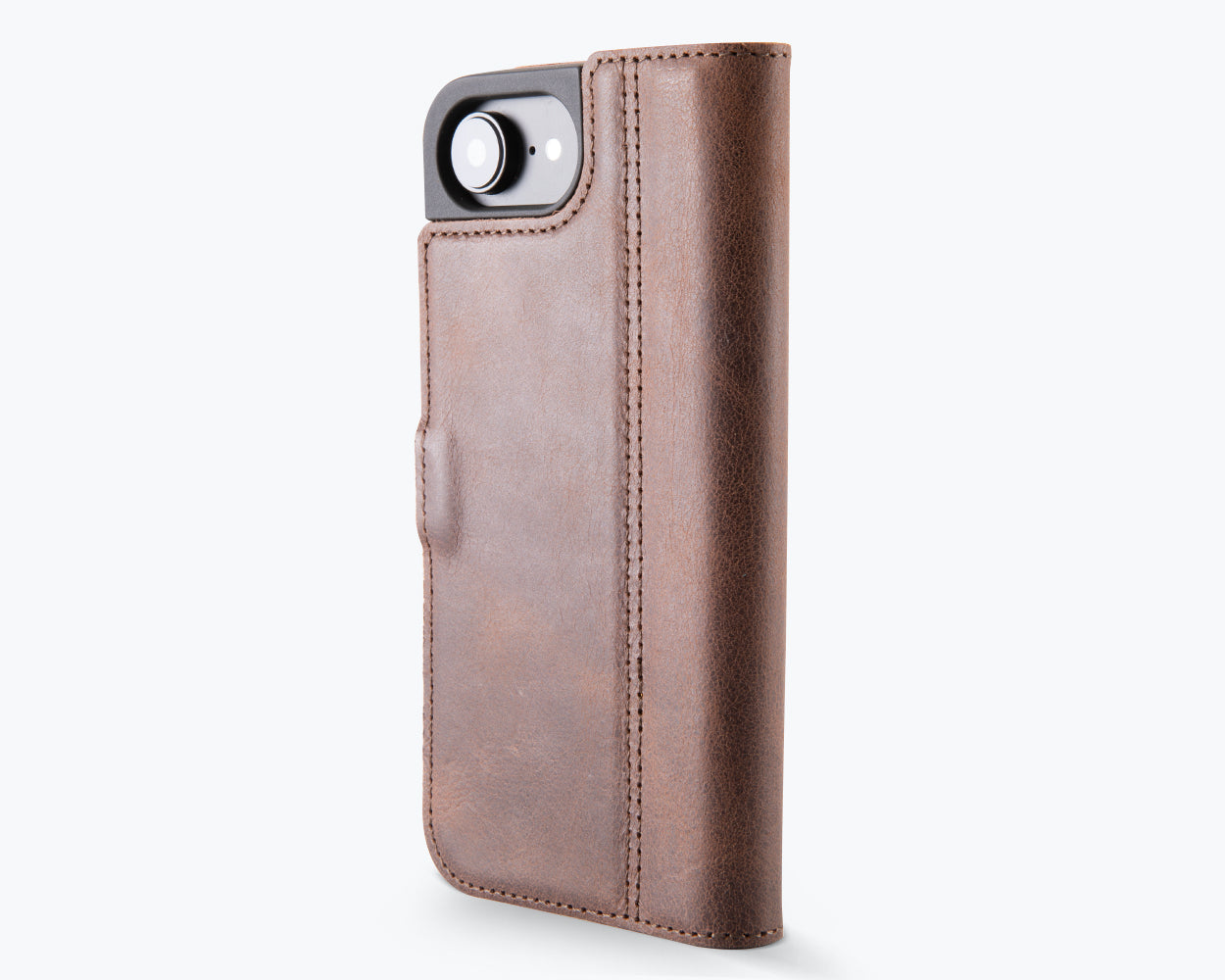 Apple iPhone 16e - Vintage Leather Wallet Phone Case