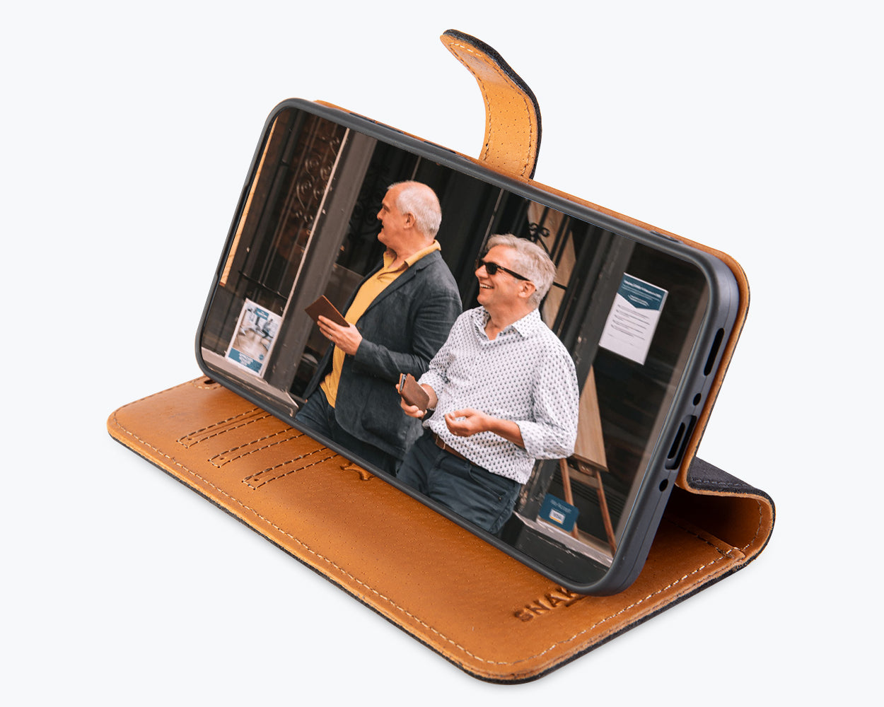 Samsung Galaxy A36 - Vintage Leather Wallet Phone Case