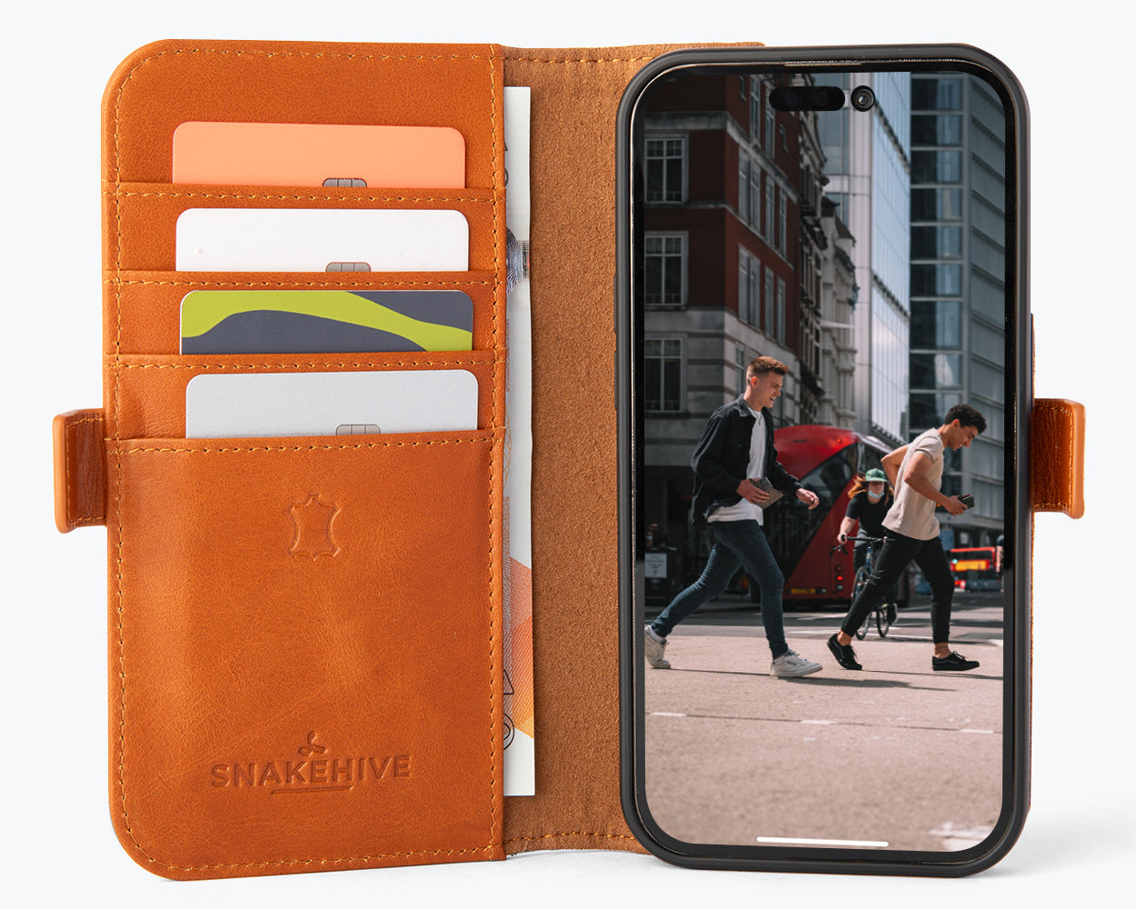 Apple iPhone 16 Plus - Metro Leather Wallet Phone Case