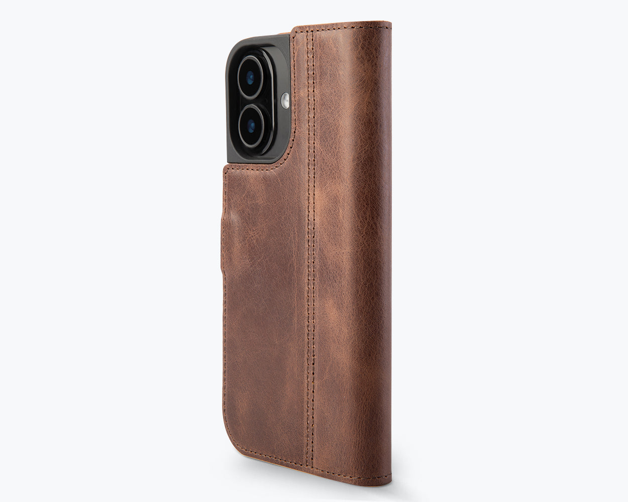 Apple iPhone 17 - Vintage Leather Wallet Phone Case