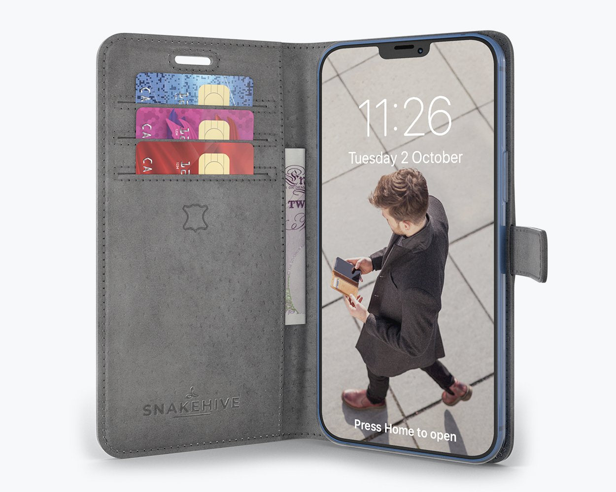 Apple iPhone 12 Pro - Vintage Leather Wallet Phone Case