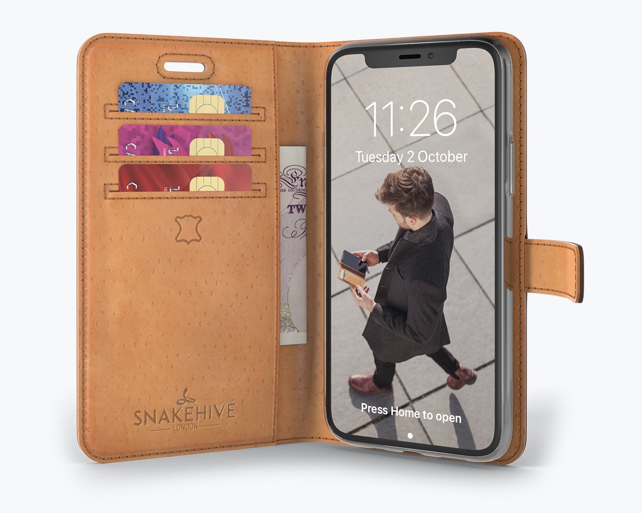 Apple iPhone 11 Pro - Vintage Leather Wallet Phone Case