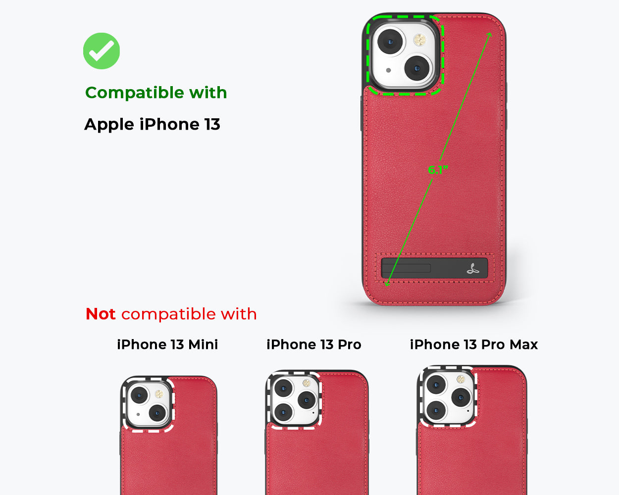 Apple iPhone 13 - Metro Leather Phone Case