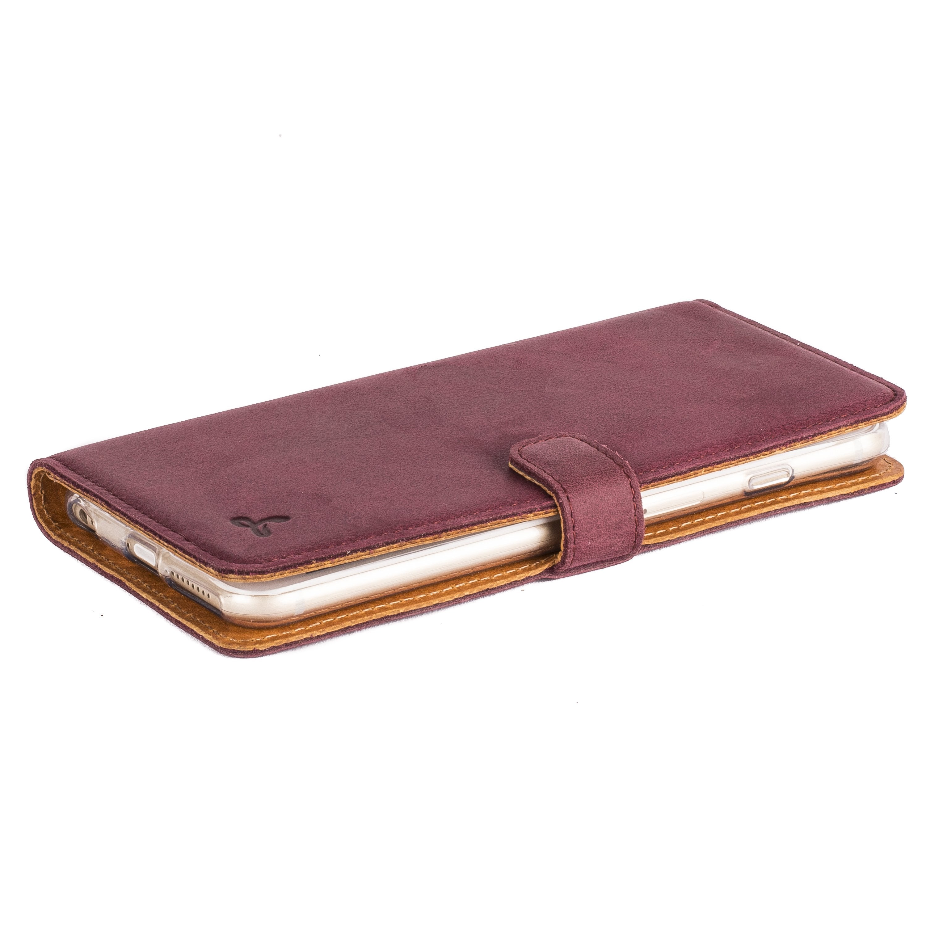 Apple iPhone 6/6S Plus - Vintage Leather Wallet Phone Case