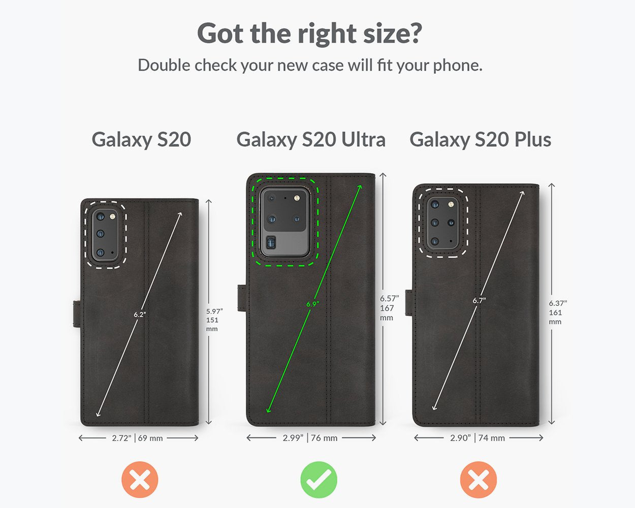 Samsung Galaxy S20 Ultra - Vintage Leather Wallet Phone Case