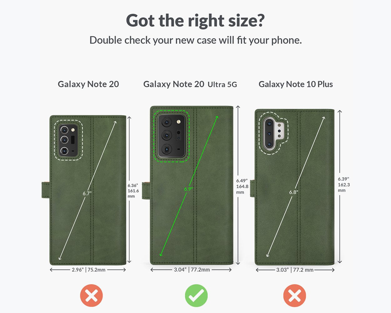 Samsung Galaxy Note 20 Ultra - Vintage Leather Wallet Phone Case