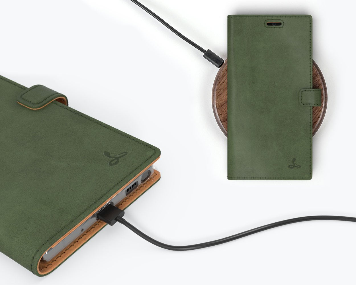 Samsung Galaxy Note 20 - Vintage Leather Wallet Phone Case