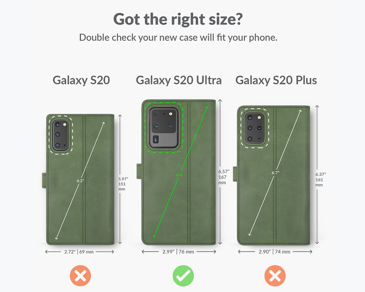 Samsung Galaxy S20 Ultra - Vintage Leather Wallet Phone Case