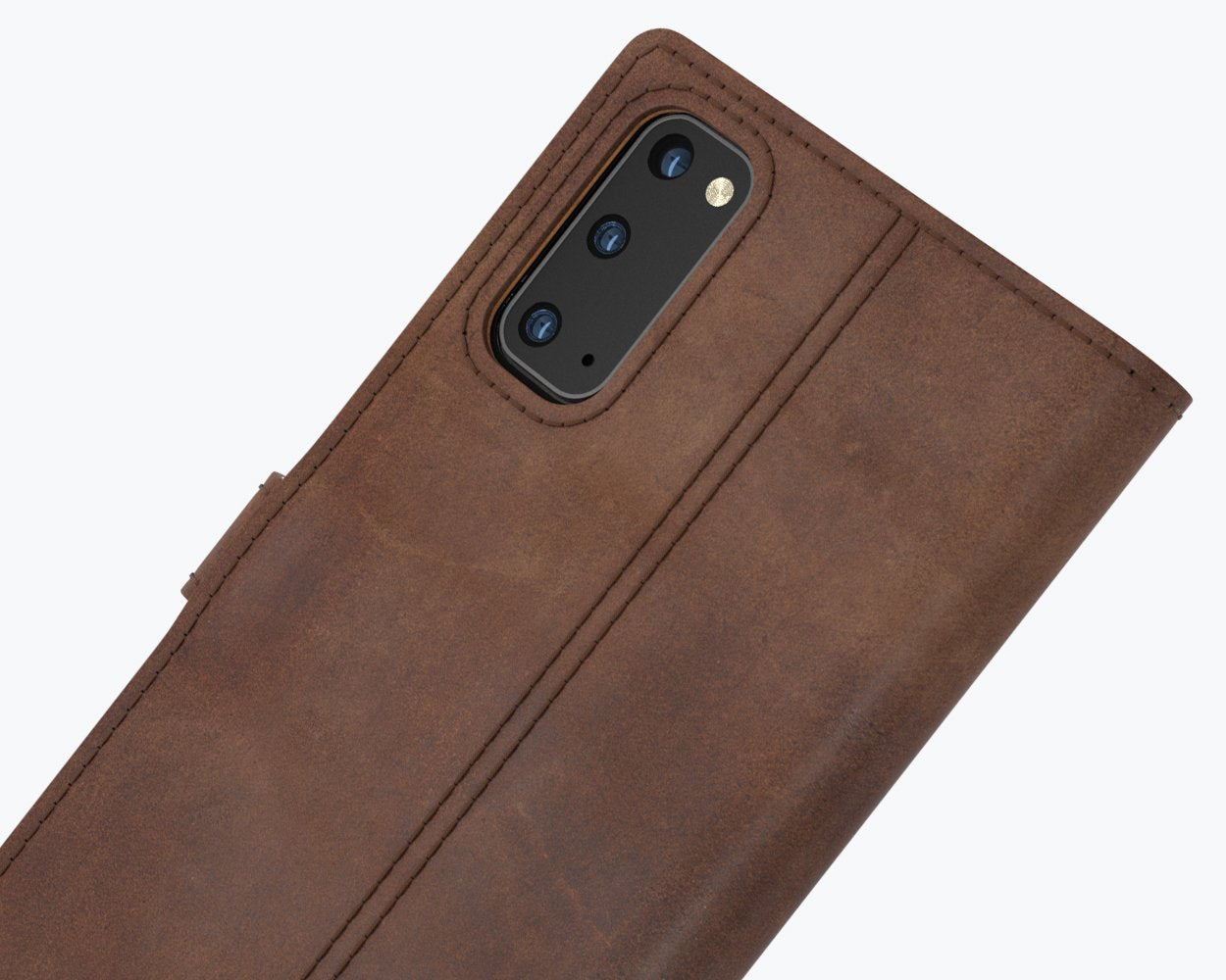 Samsung Galaxy S20 - Vintage Leather Wallet Phone Case