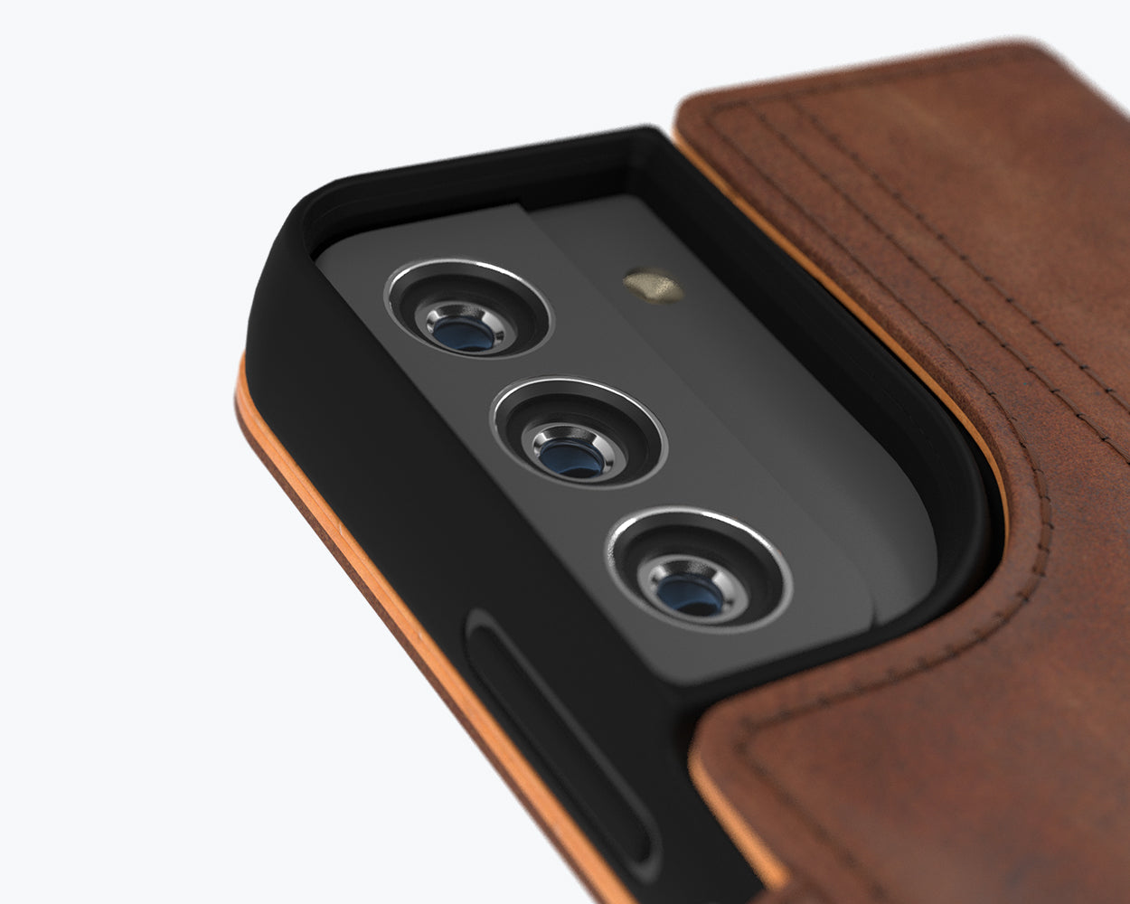 Samsung Galaxy S23 Ultra - Vintage Leather Wallet Phone Case