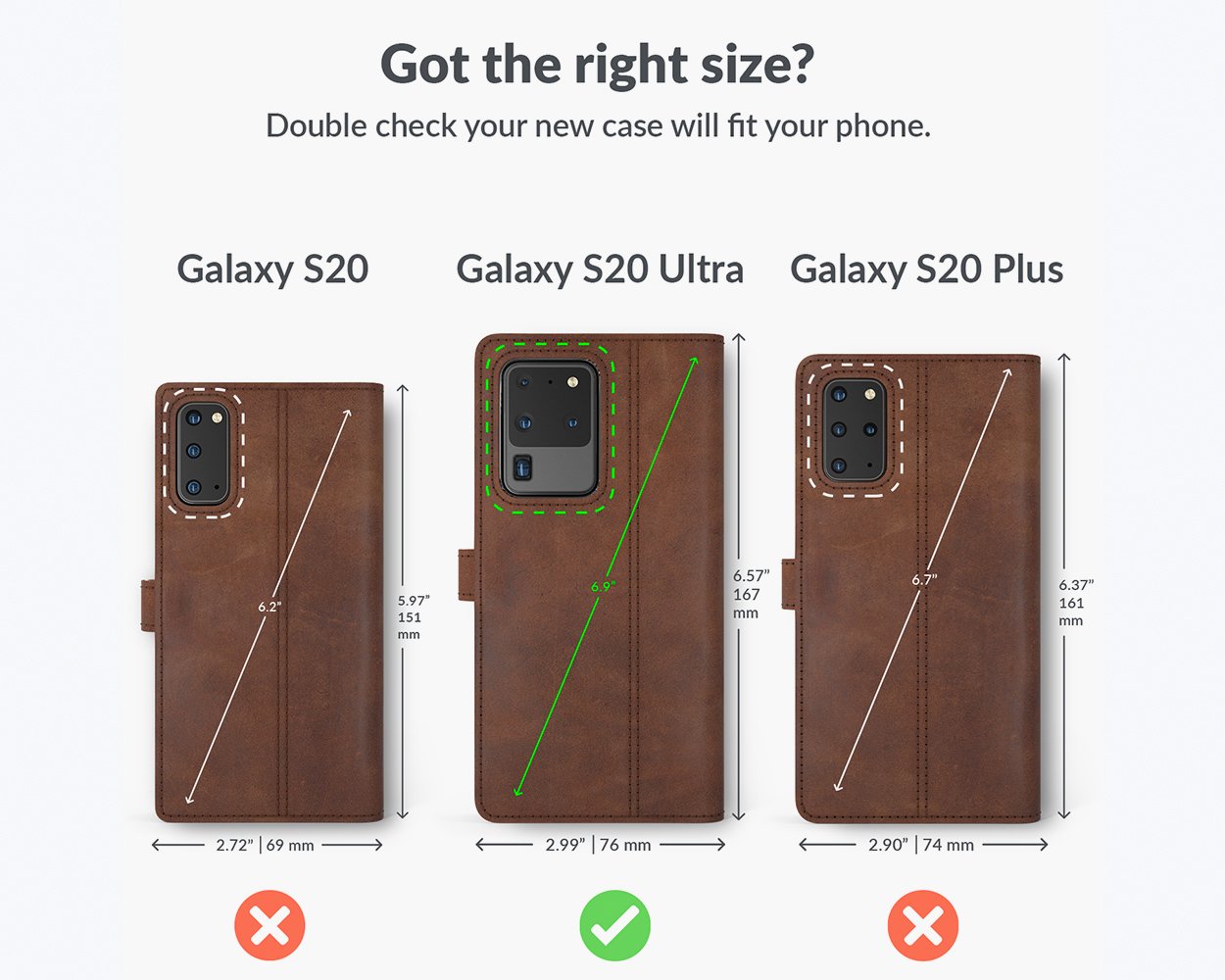 Samsung Galaxy S20 Ultra - Vintage Leather Wallet Phone Case