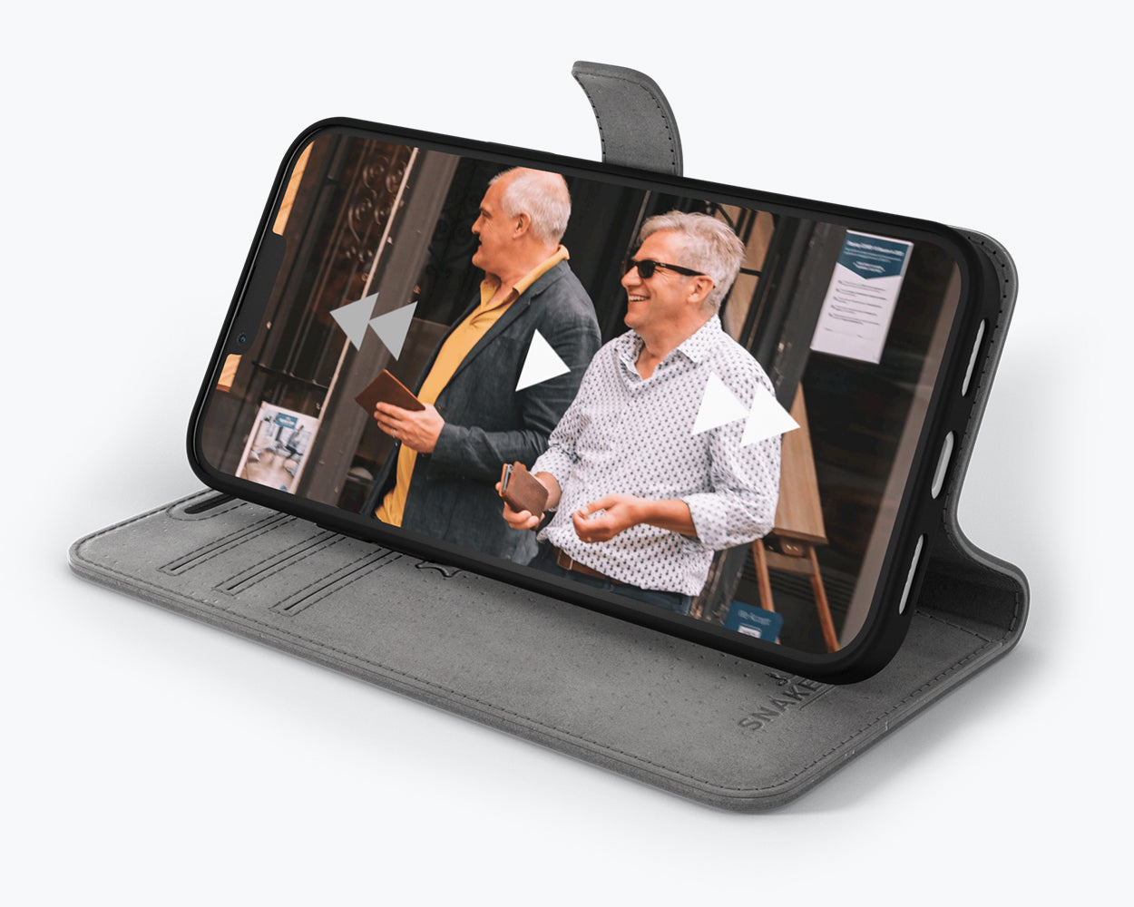 Apple iPhone 14 Plus - Vintage Leather Wallet Phone Case