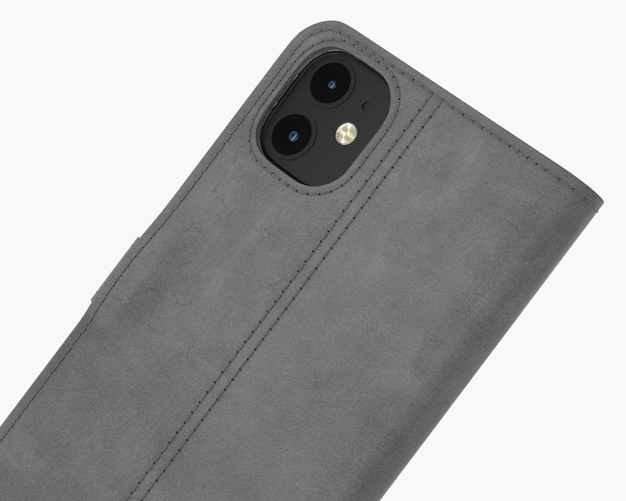 Apple iPhone 12 Mini - Vintage Leather Wallet Phone Case