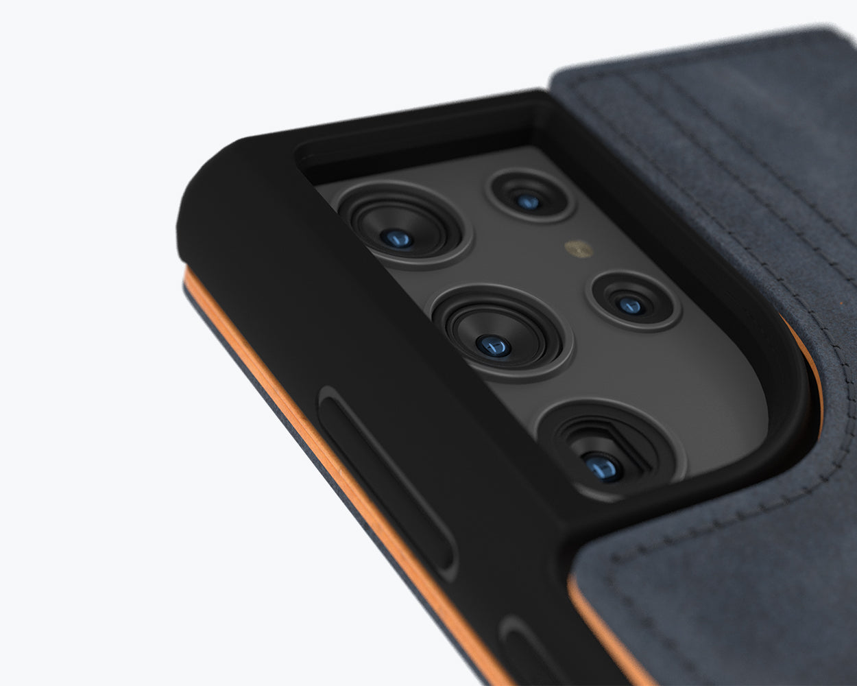 Samsung Galaxy S22 Ultra - Vintage Leather Wallet Phone Case