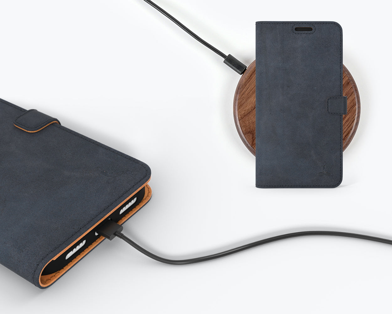 Apple iPhone 14 - Vintage Leather Wallet Phone Case