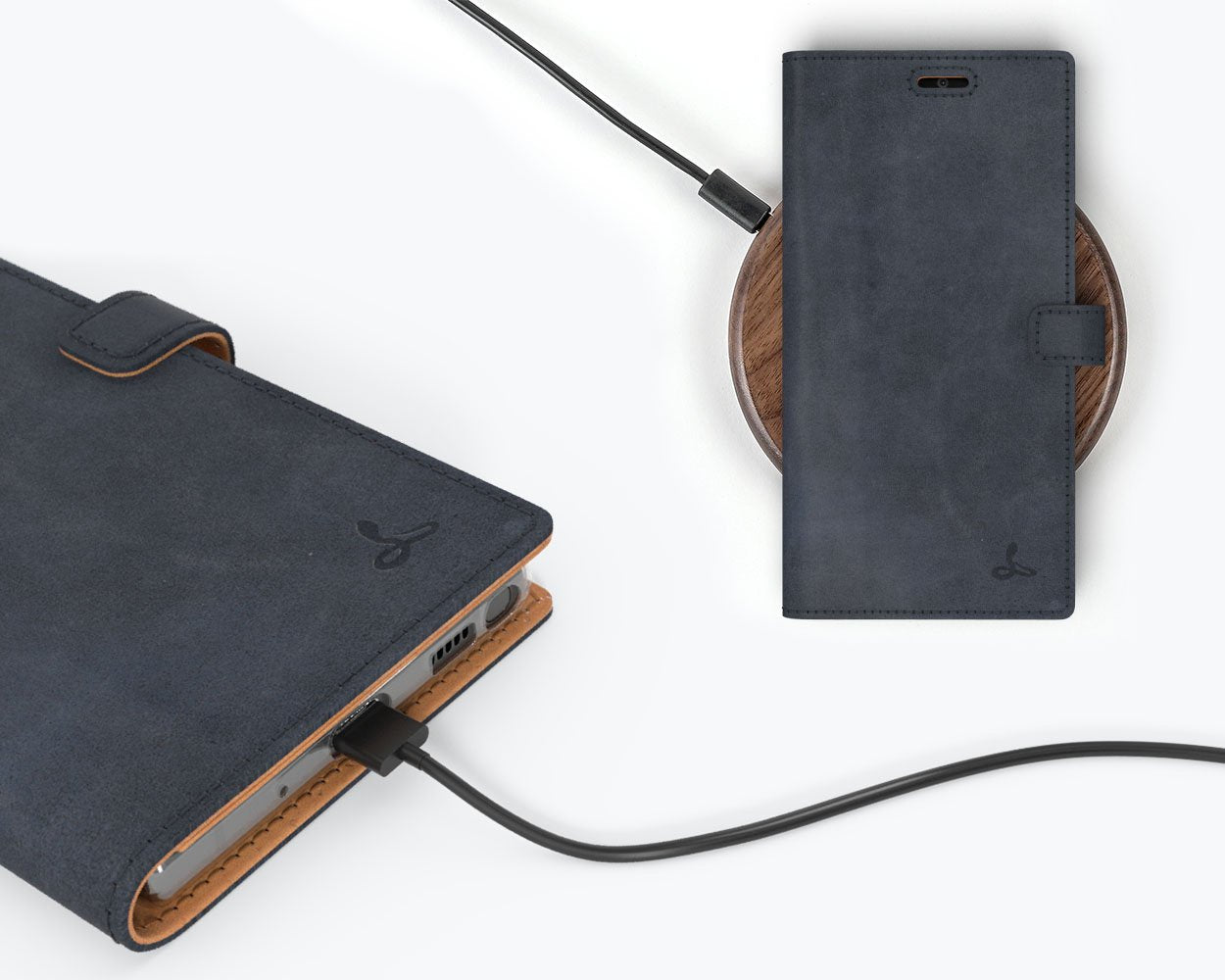 Samsung Galaxy Note 20 - Vintage Leather Wallet Phone Case