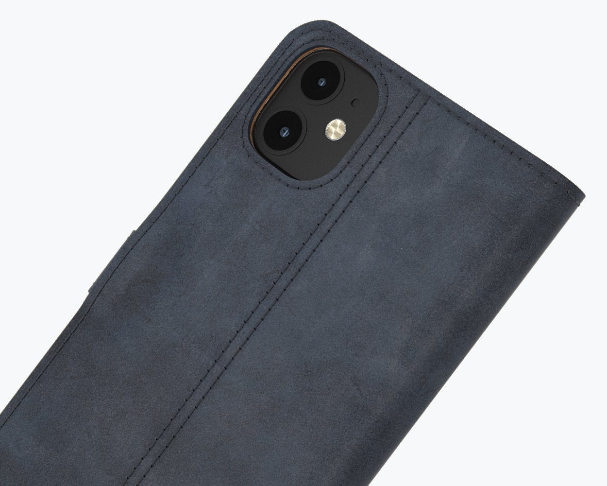 Apple iPhone 12 Mini - Vintage Leather Wallet Phone Case