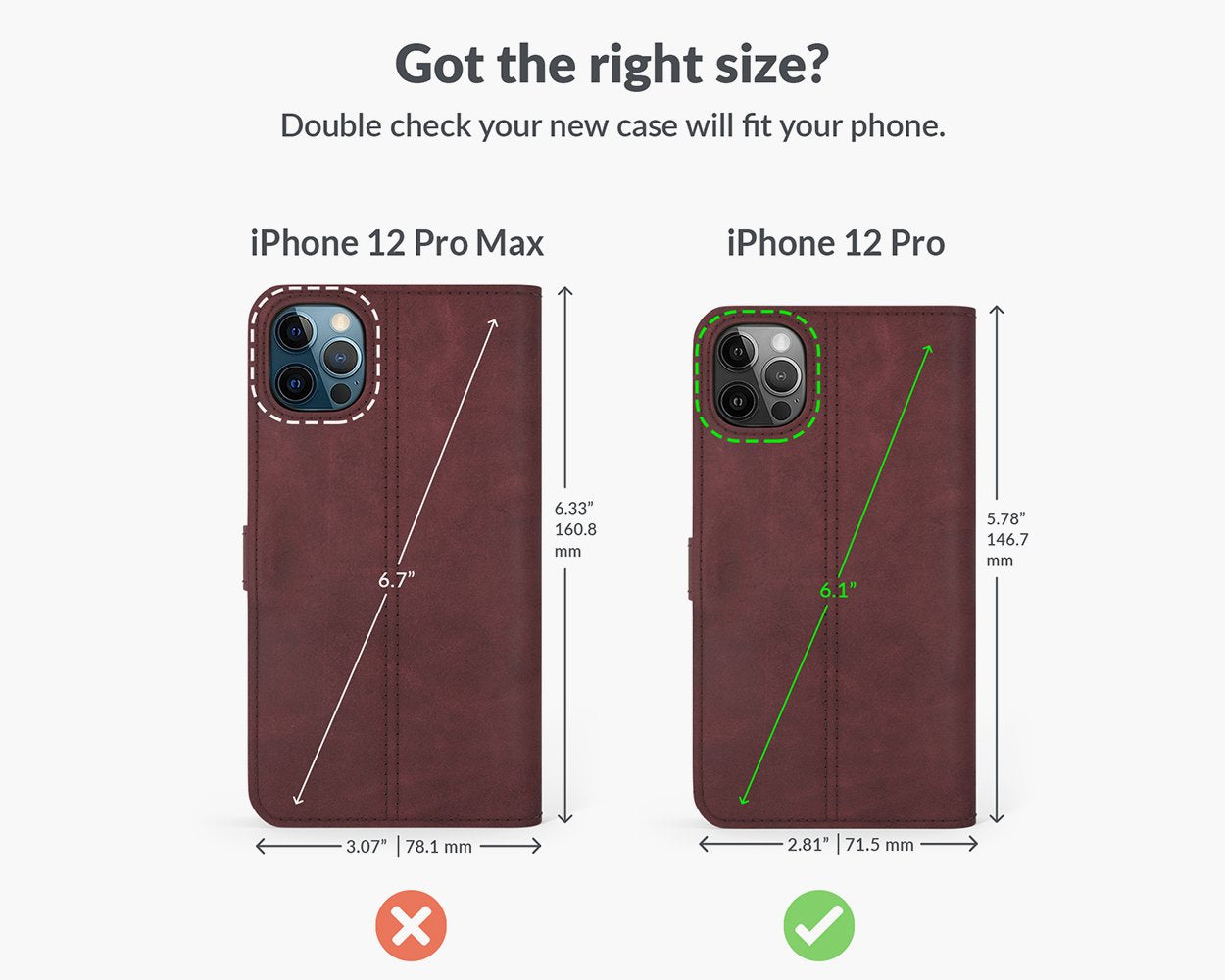 Apple iPhone 12 Pro - Vintage Leather Wallet Phone Case