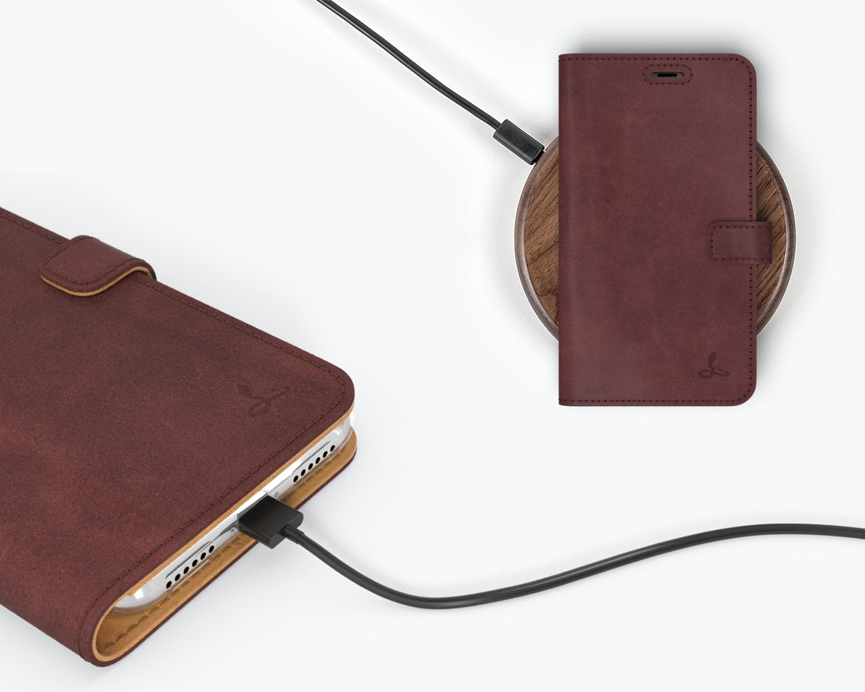 Apple iPhone XS Max - Vintage Leather Wallet Phone Case