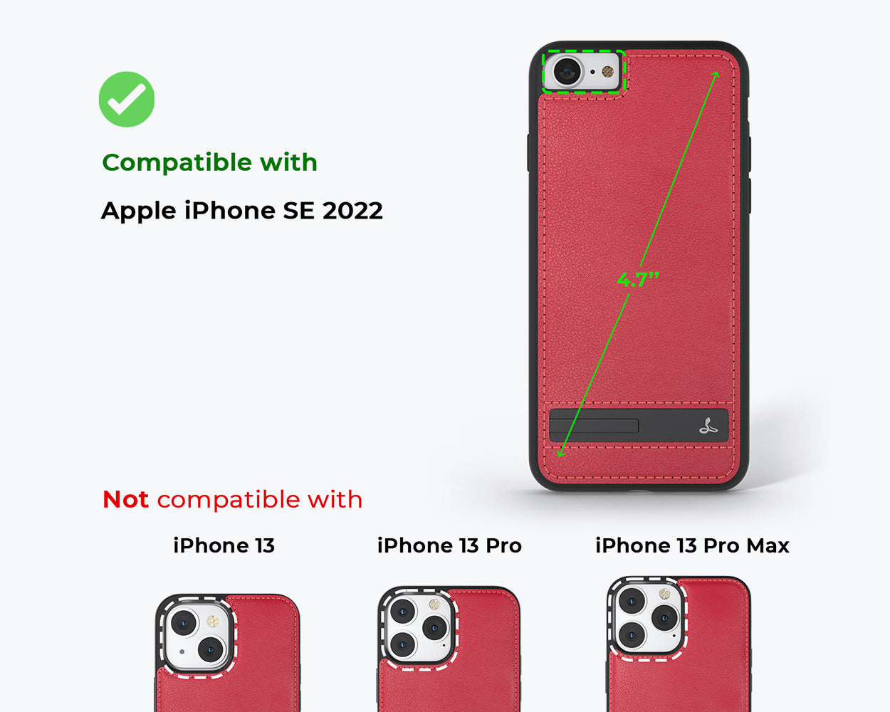 Apple iPhone SE 2022 / 2020 / 8 / 7 - Metro Leather Phone Case