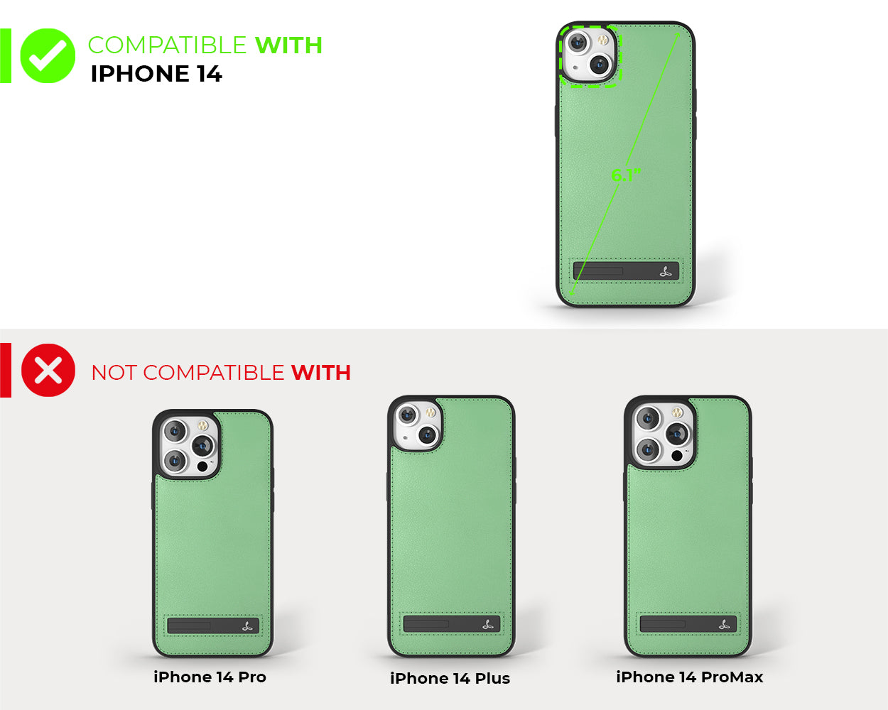 Apple iPhone 14 - Metro Leather Phone Case