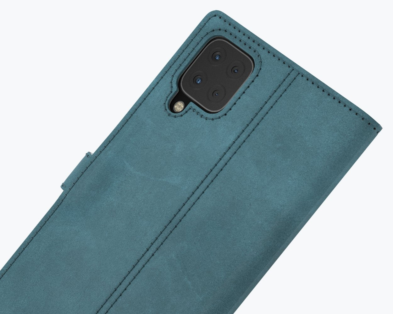 Samsung Galaxy A12 - Vintage Leather Wallet Phone Case